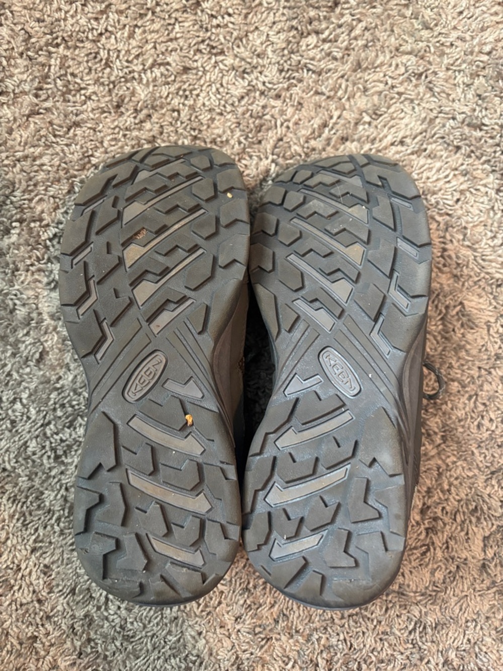 Keen Women's Brown Athletic Hiking Shoes with Light Gray Accents - Picture 10 of 10